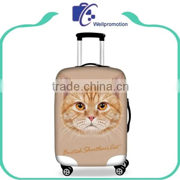 Durable Elastic Custom Spandex Suitcase Luggage Cover