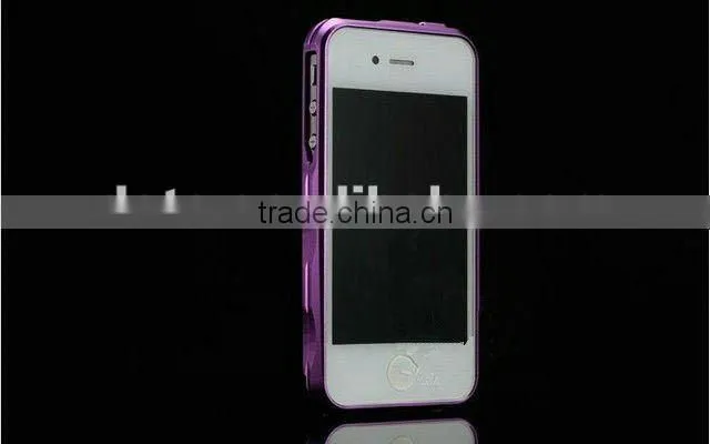 high quality novelty Durable Aluminium Metal Bumper Cover Case for iphone 4 4S