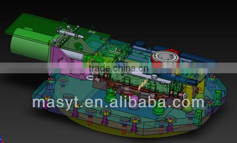 Converter adjustable skateboard type slag blocking system