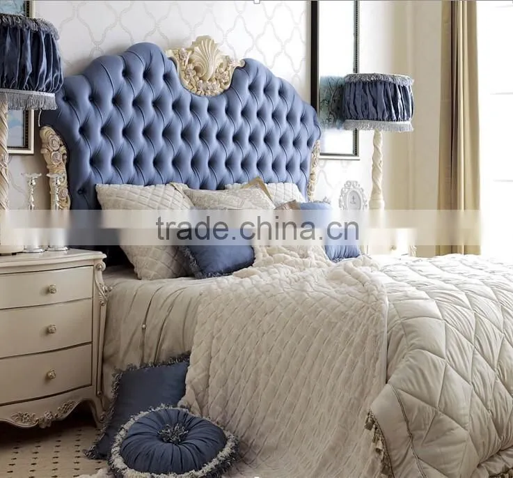 European classical Antique cheap bedroom beds set Bed Bedside table Wardrobe Dressing table Commode