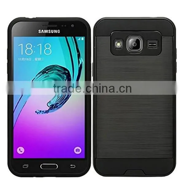 C&T Dual Layer Protective Hybrid Brushed Armor Hard Cover Case for Samsung Galaxy Grand Prime G530