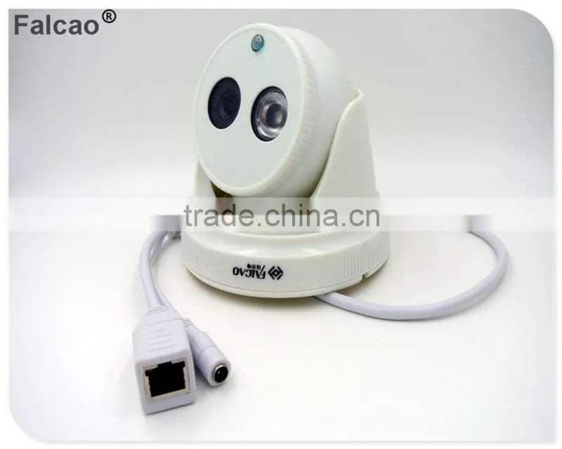 H.264 1.3MP CMOS Sensor Dome Night vision IR Range 25m ONVIF IP Camera