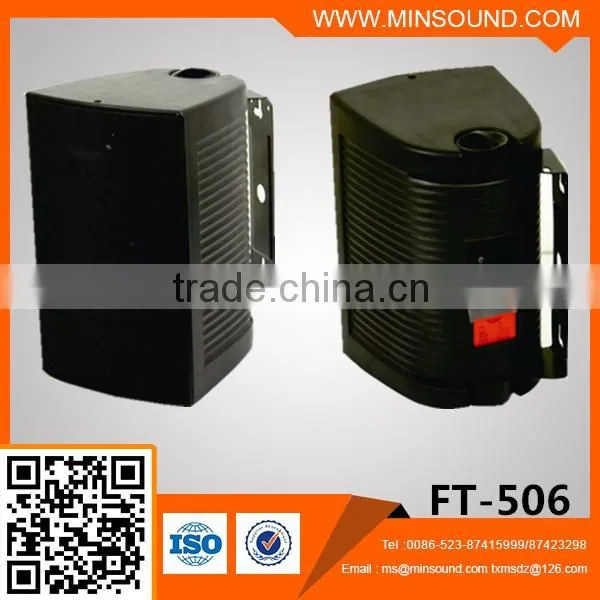FT-506 40W waterproof black speaker box, pa loudspeaker