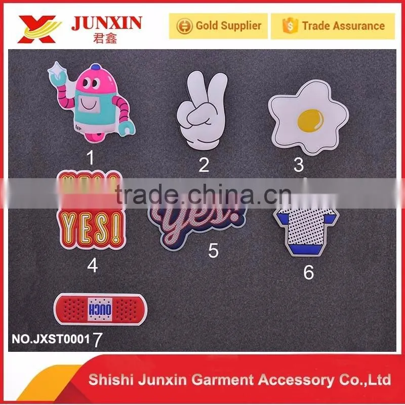 Leather stickers accept custom design sticker with 3D effect embossed or debossed the best quality