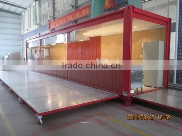 Modified shipping container showroom