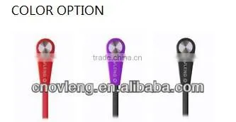 Plastic in-ear earphone with paper package in shenzhen