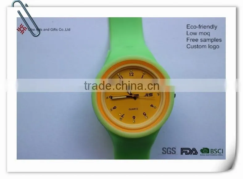 Jelly candy color silicone watches