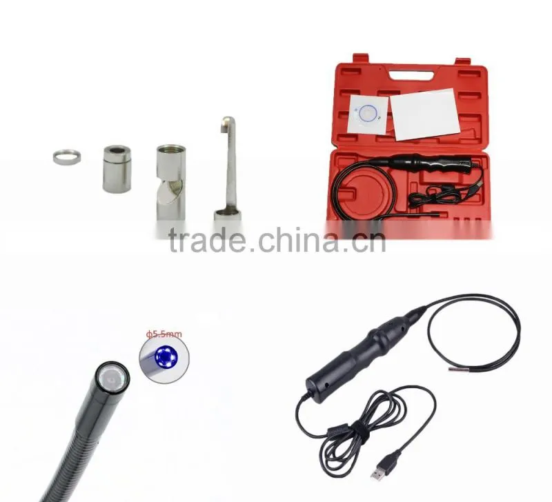 Inspecting pipeline eigine portable flexible endoscope