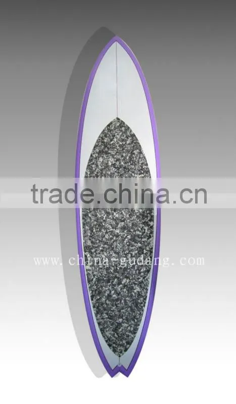 violet rail supboard fiberglass stand up paddle board EPS sup board surfboard