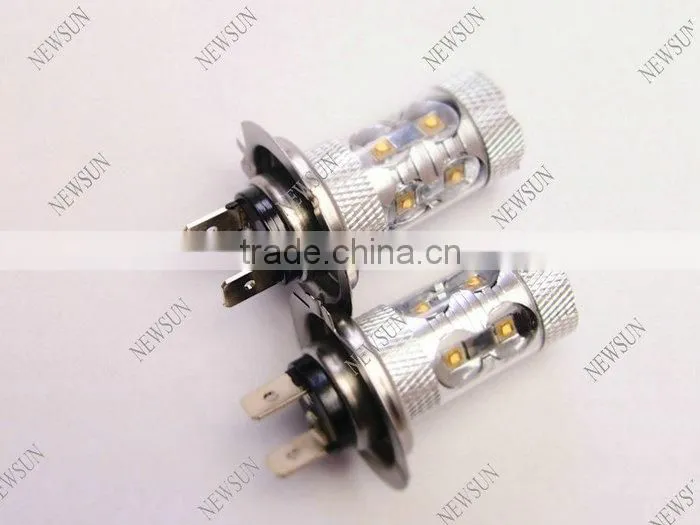 Super Wholesale Price 50w H7 Led Car Light Led Car Light Bulb Used As Led Fog Light ,Led Brake Light