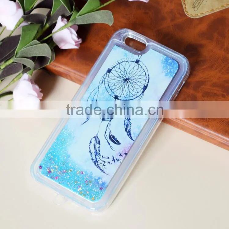 2016 fashionable liquid clear tpu case for iPhone6