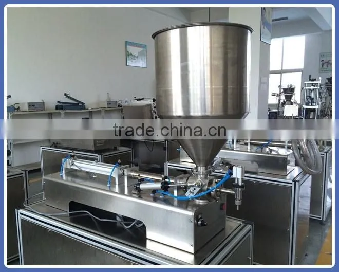 Semi Automatic 10-100ml Peanut Butter Pneumatic Filling Machine