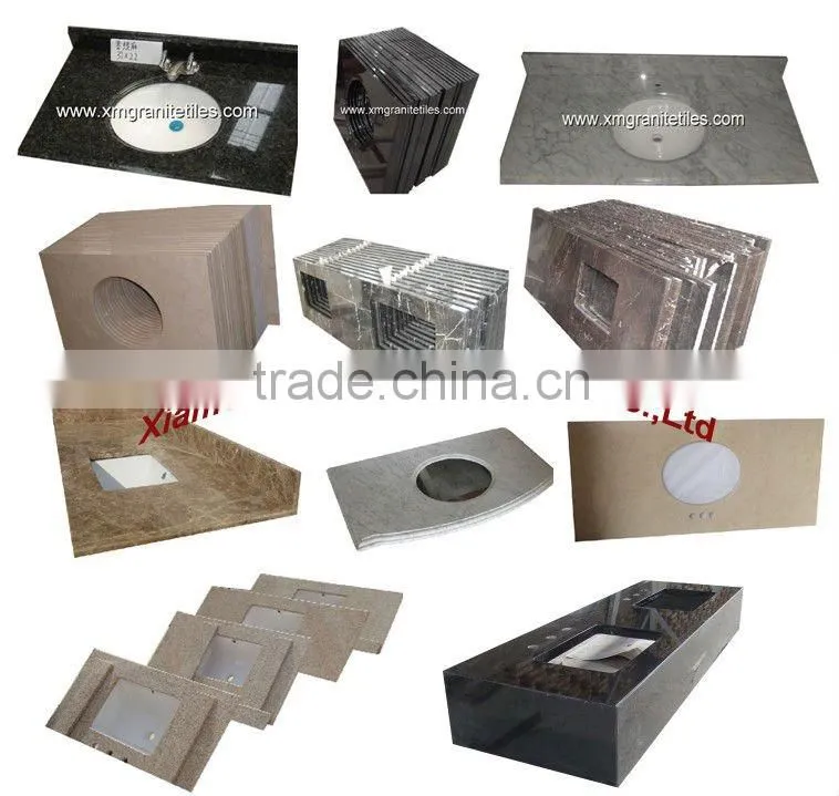 White Bathroom Vanity Top