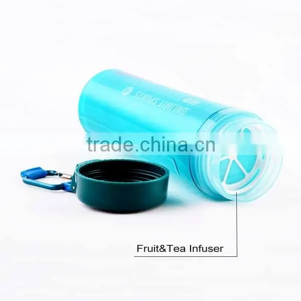 Premium Double Wall 600ml Sport Water Bottle wih Tea Filter