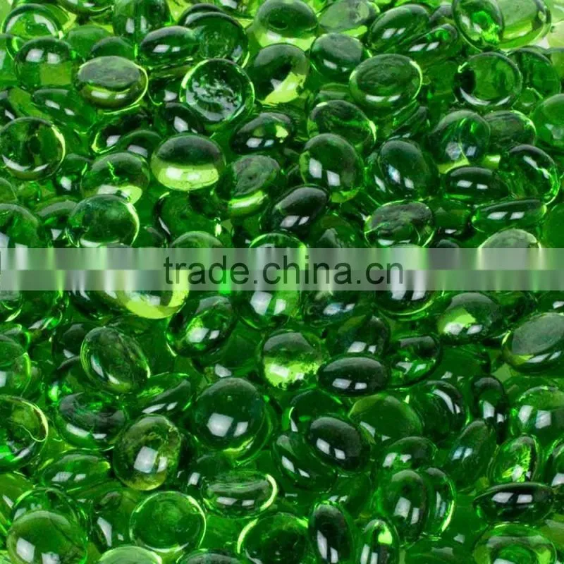 Flat glass 17-19mm ruby red glass gems ,gems stone for vase filler