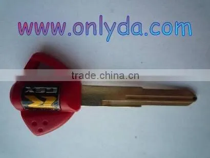 electric motorcycle Suzuki motorcycle bike key blank in red color