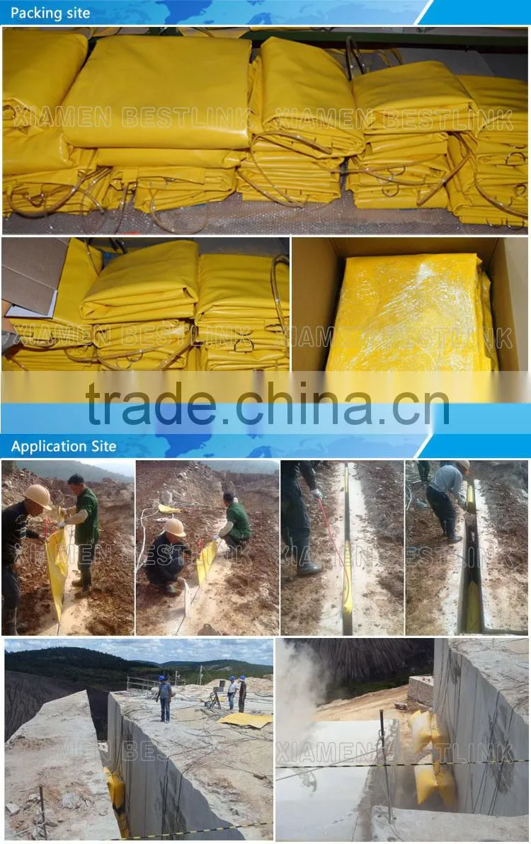 Hot Sale Marble and Granite Block Cutting Pushing Air Bag