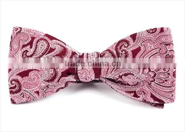 STRIP KNITTED PRE-TIED BOW TIES FOR GENTLEMAN