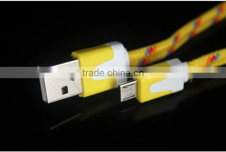 1M 3FT Fabric Nylon Data Cord for Samsung Galaxy S4 S3 Note2