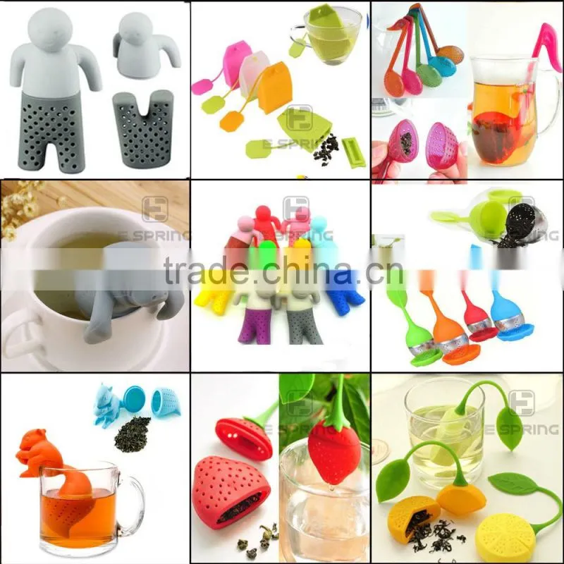 Tea tool Interesting Life partner cute Mr Teapot Tea Infuser/Tea Strainer/Coffee & Tea Sets/silicone