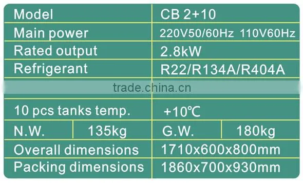 Instant ice cream rolls machine high power for street commercial business