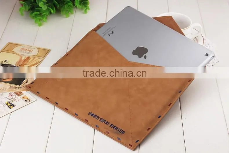 Classic Envelope Design For iPad Air 2 Case, Leather Case for iPad 6, For IPad Air2 / iPad Pro 9.7 Case Cover