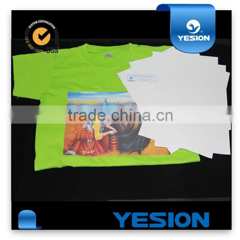 2016 factory good quality t shirt transfer paper