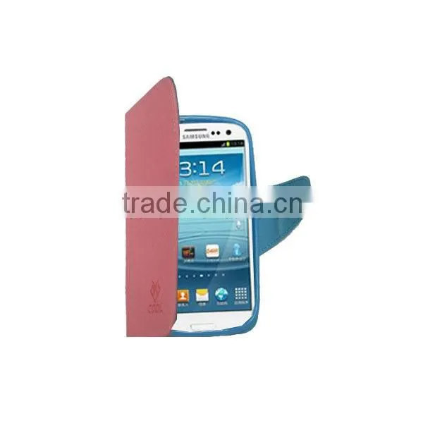 Candy color folio leather case for Pantech SKY Vega IM-A810K