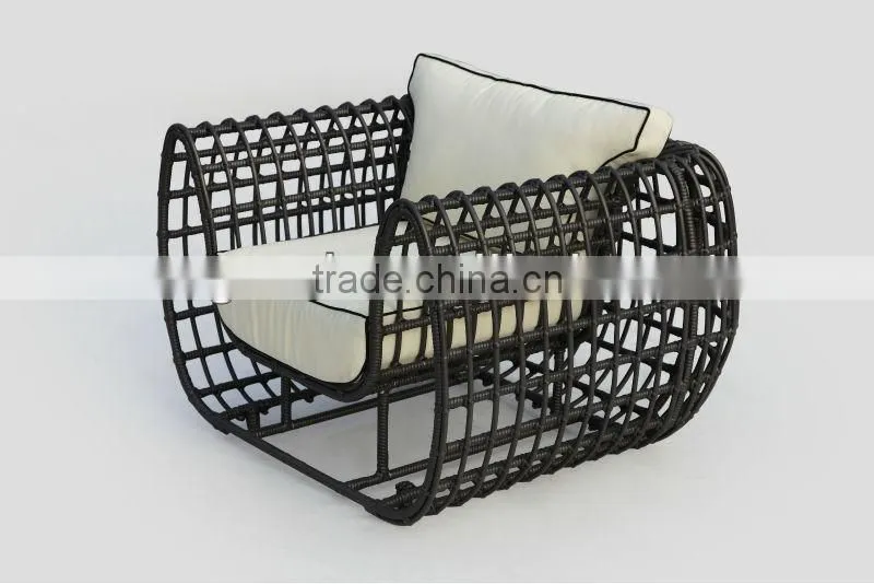 Outdoor Waterproof Garden Rattan Sleeper Sofas Set