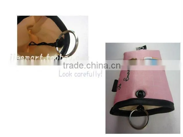 JSMART key case photo bag fabric printing microfiber custom sublimation