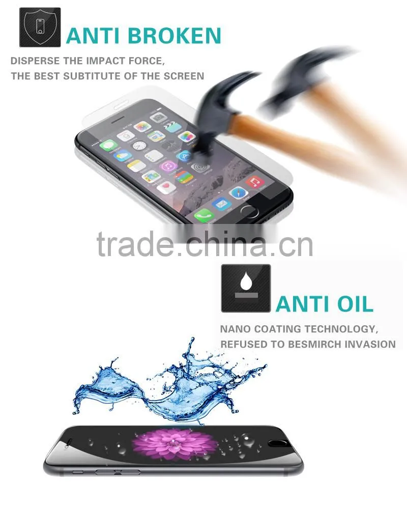 color mobile phone screen protective case for iphone pretty cartoon tempered glass screen protector