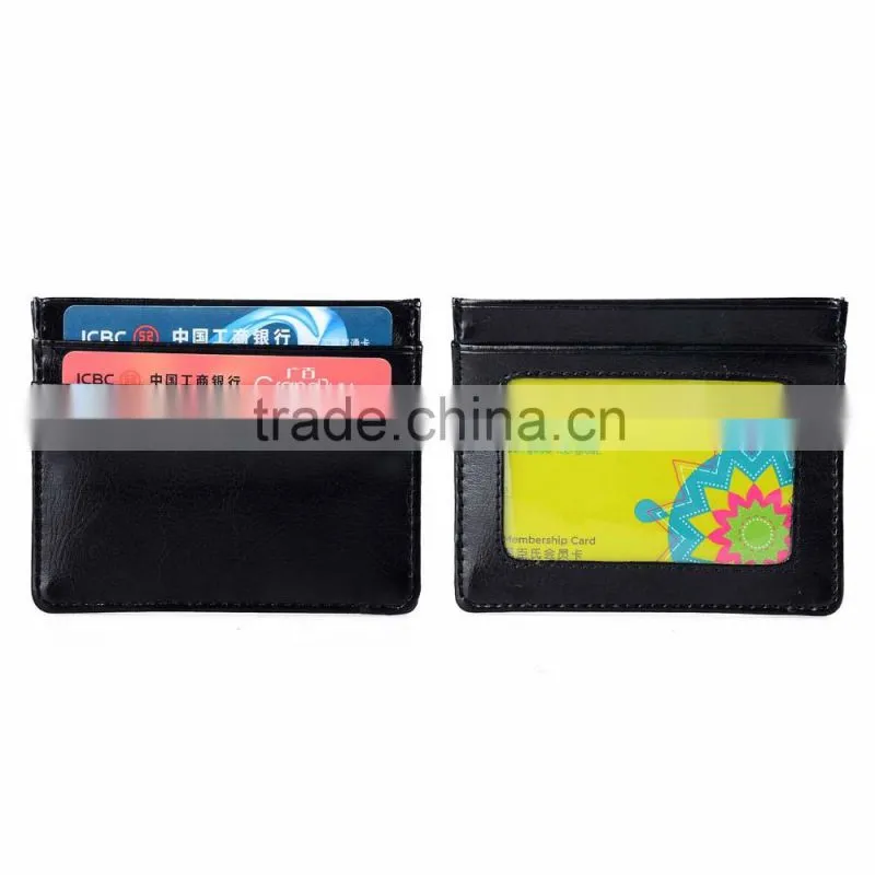 PU Leather Credit Card Holder/ID Card Holder for Promotion