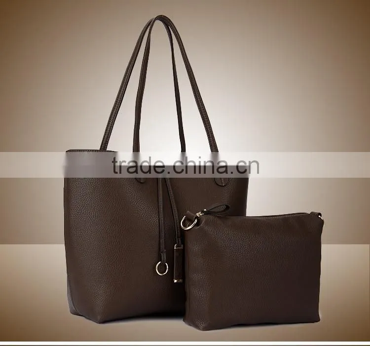 Guangzhou factory bulk the fashion set handbag for lady