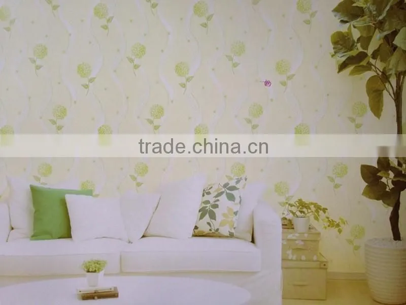 country style flowers vinyl wallpaper