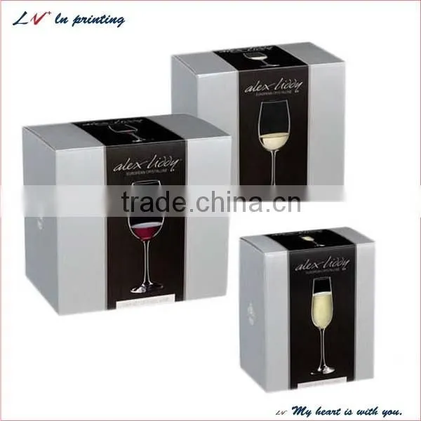 hot sale wine glass packing box made in shanghai