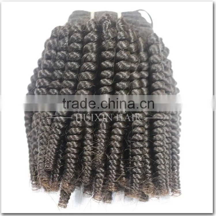 Alibaba China wholesale hair products mongolian kinky curly remy hair weave, hot style kinky curly human hair weave
