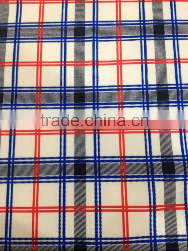 check design scuba printing knitting fabric