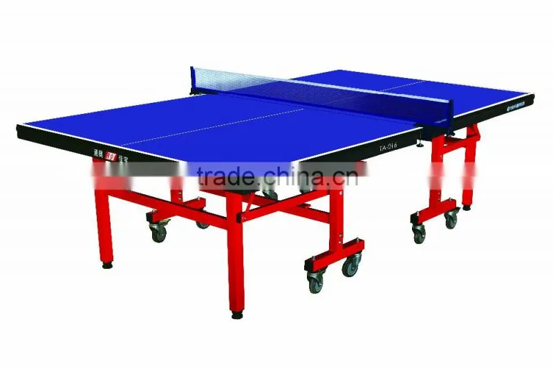 Outdoor cheap hot selling Aluminium tennis table for easy folding bule top table