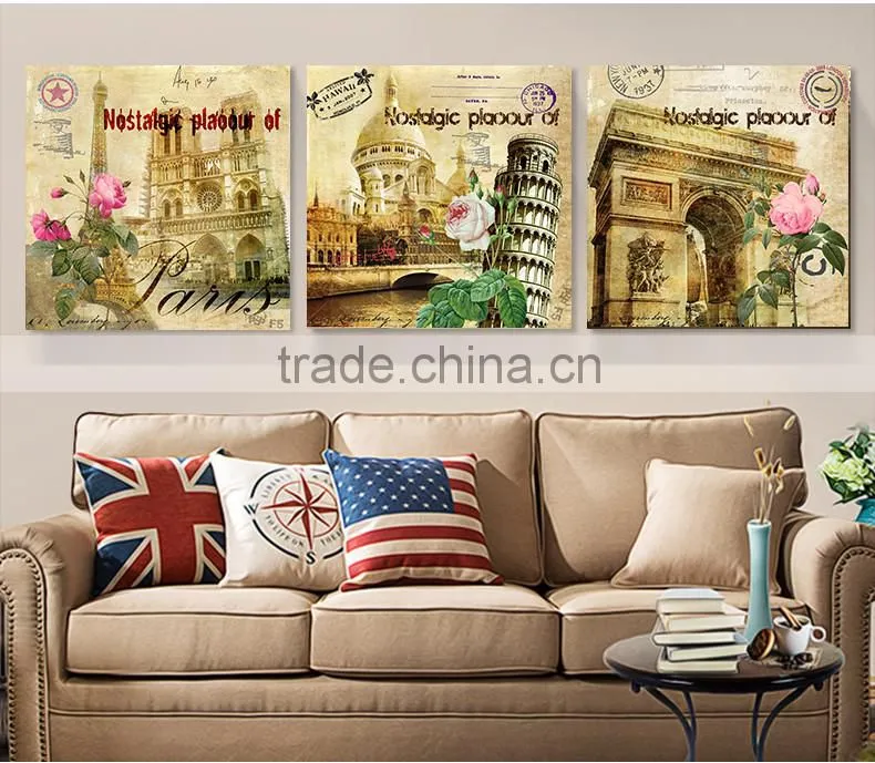 dropshipping oil painting of decoration home with canvas printing for room