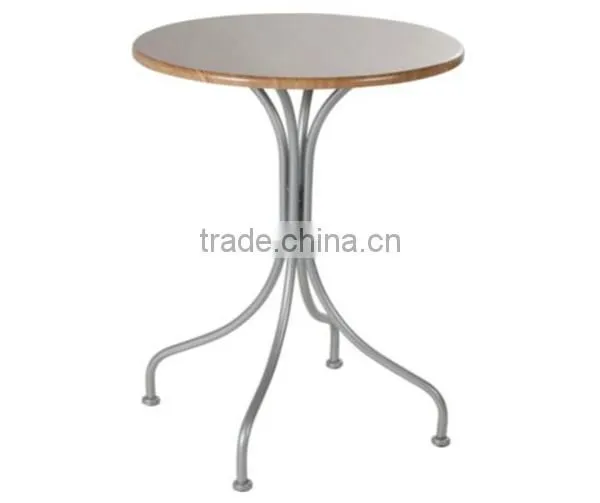 Wooden round dinner table