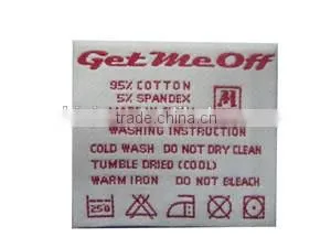 wholesale custom high quality woven labels for garment