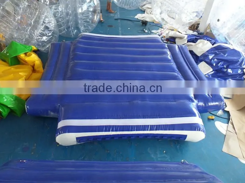 Water park corner Inflatable floating mattress with high quality
