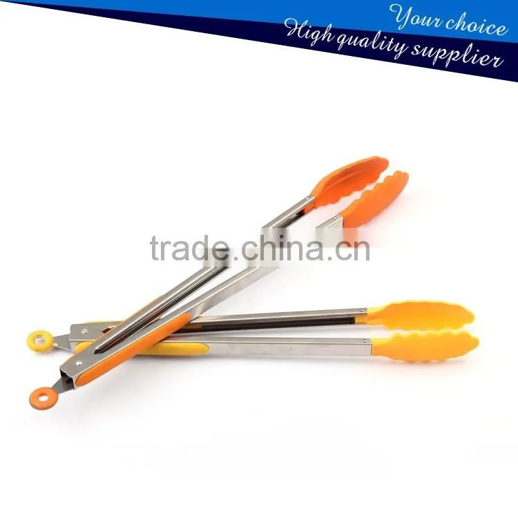 Non-stick Silicone Cooking Utensils Kitchen Tongs BBQ Tongs