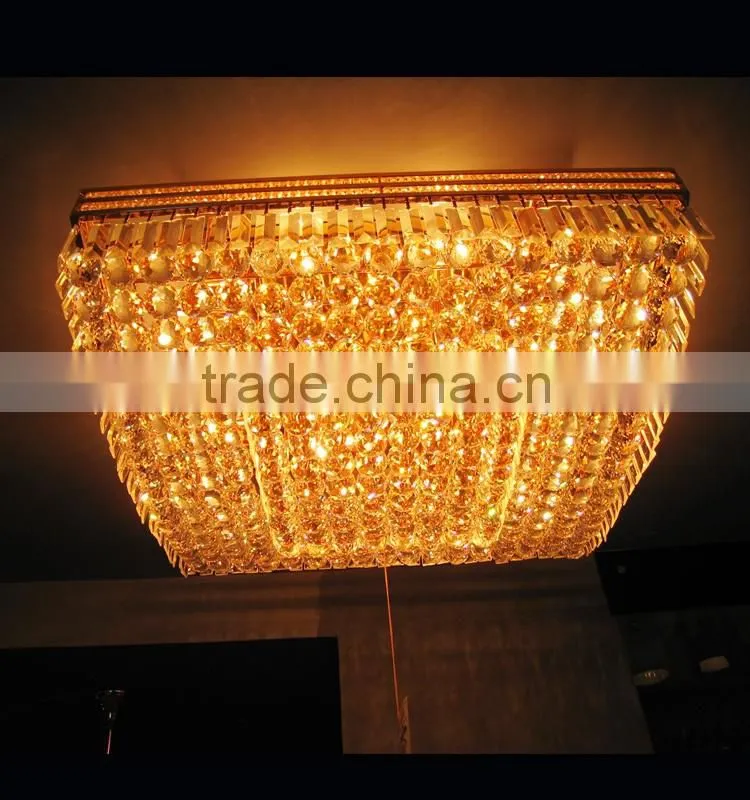 Contemporary dining room crystal ceiling lighting