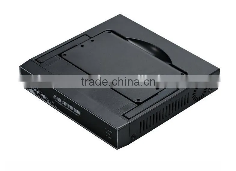 330 degree angle Embedded LINUX 7 inch Monitor P2P CCTV Security H 264 8CH NVR