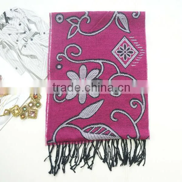 Fall 2013 women crochet paisley pashmina scarf
