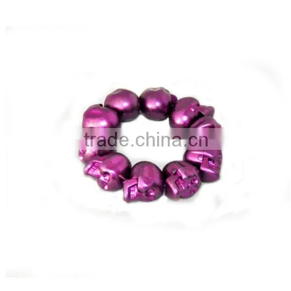 PLASTIC SKULL BRACELET FOR CARNIVAL PARTY DECORATION