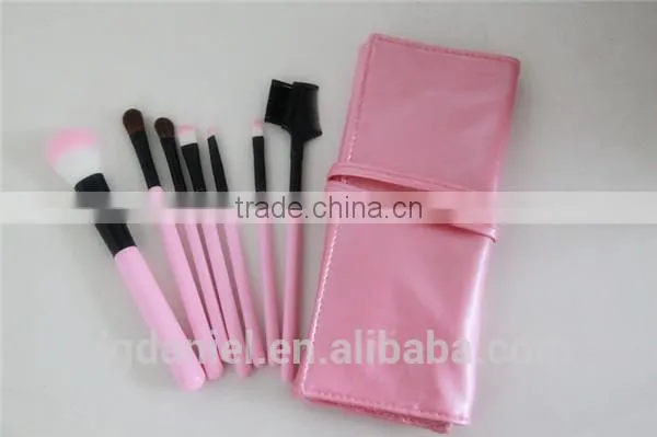 Beauty 18pcs pink Brushes makeup with case High quality cosmetic brushDongGuan Factory