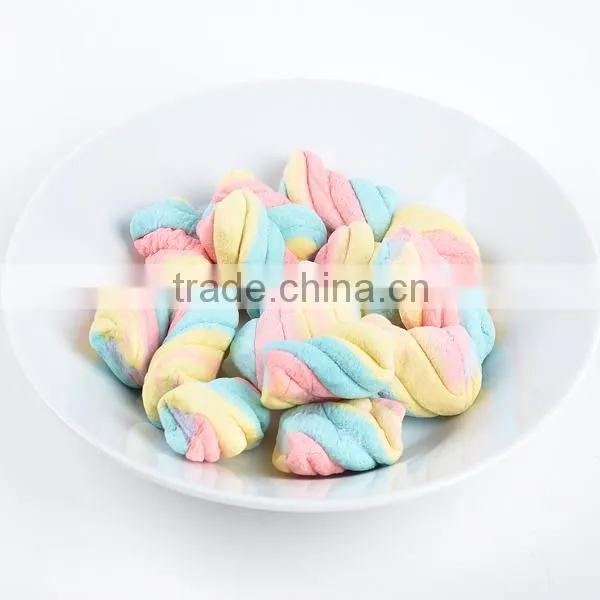 Sales Fruit flavours watermelon slice shaped marshmallow candy