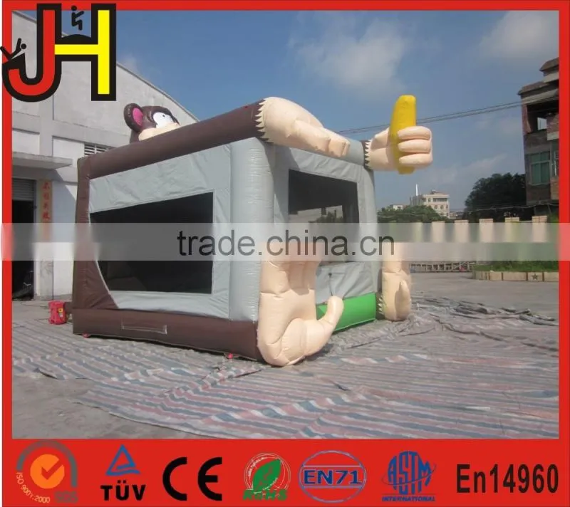 Outdoor toys inflatable monkey bouncer, infatable mini size bouncer for children